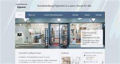 Desktop Screenshot of pigmento.ch